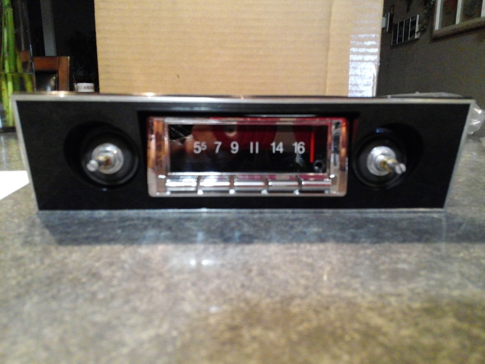 NEW USA 740 67 68 Camaro AM/FM Radio Bluetooth W/Microphone IPOD USB AUX Black
