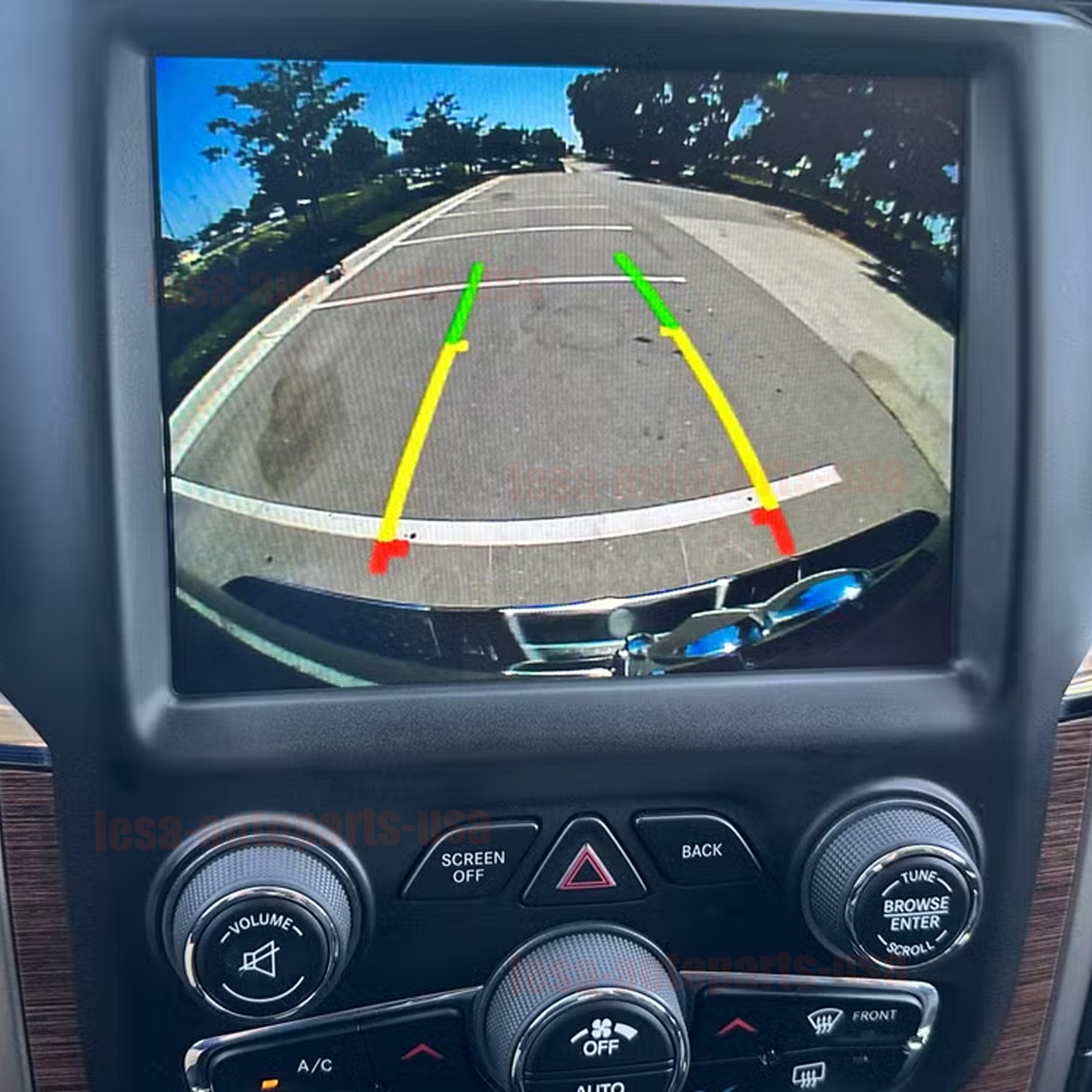 8.4 pulgadas Estéreo Radio Carplay Android para Dodge Ram Grand Cherokee 2015-21