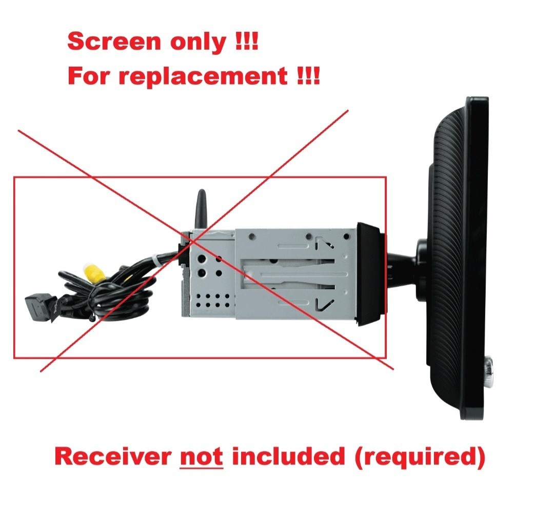 Dual Electronics DMCPA10W SCREEN ONLY 10.1” Wireless Apple CarPlay NO RECEIVER!