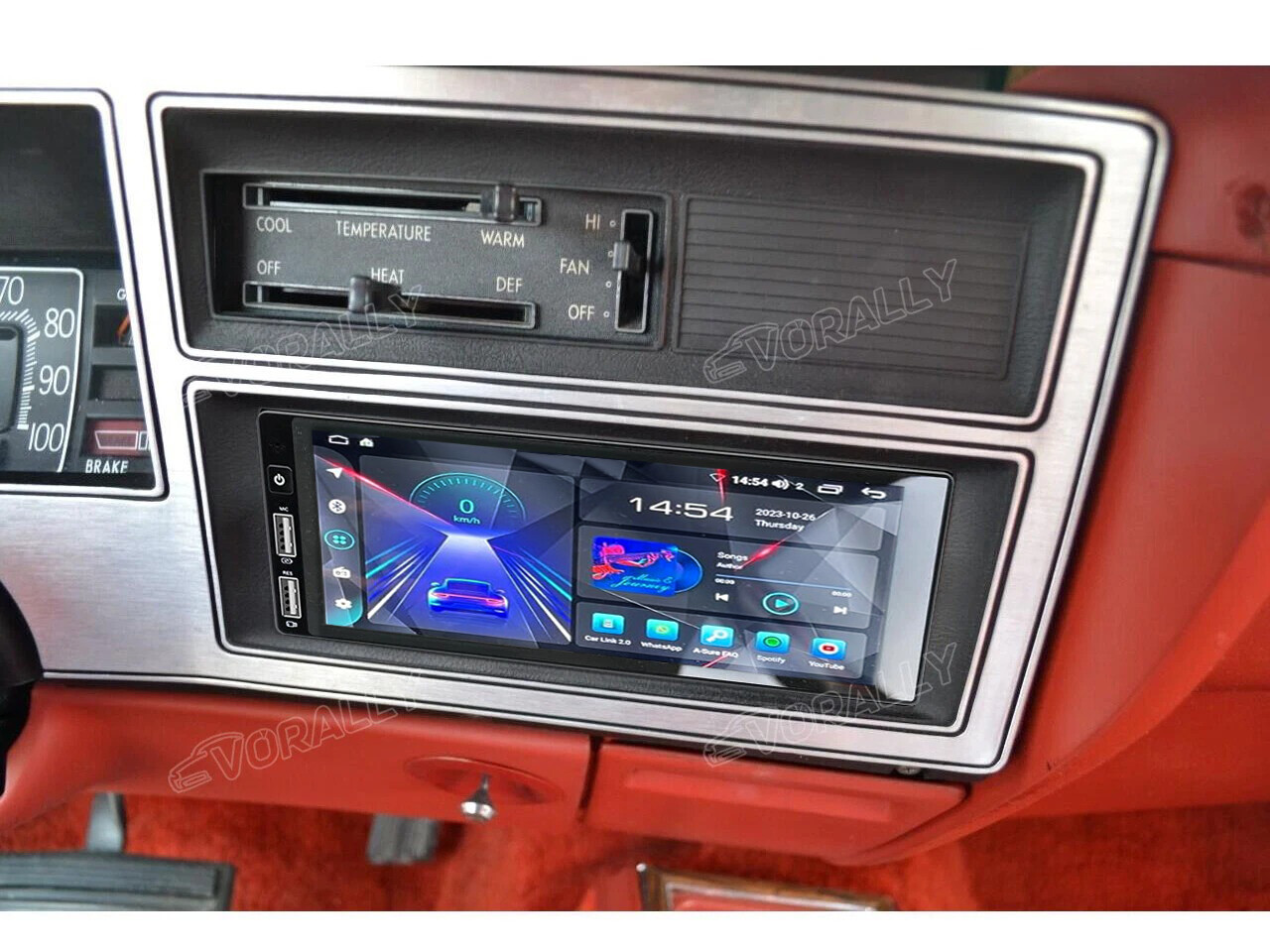 For 1976 1977 1978-1980 Dodge Aspen Car Radio Android 14 Stereo Apple CarPlay