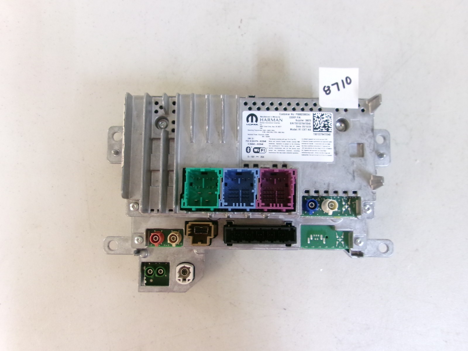 2024-25 Jeep Wrangler Radio Multi Media Sat Unit P68620953AI