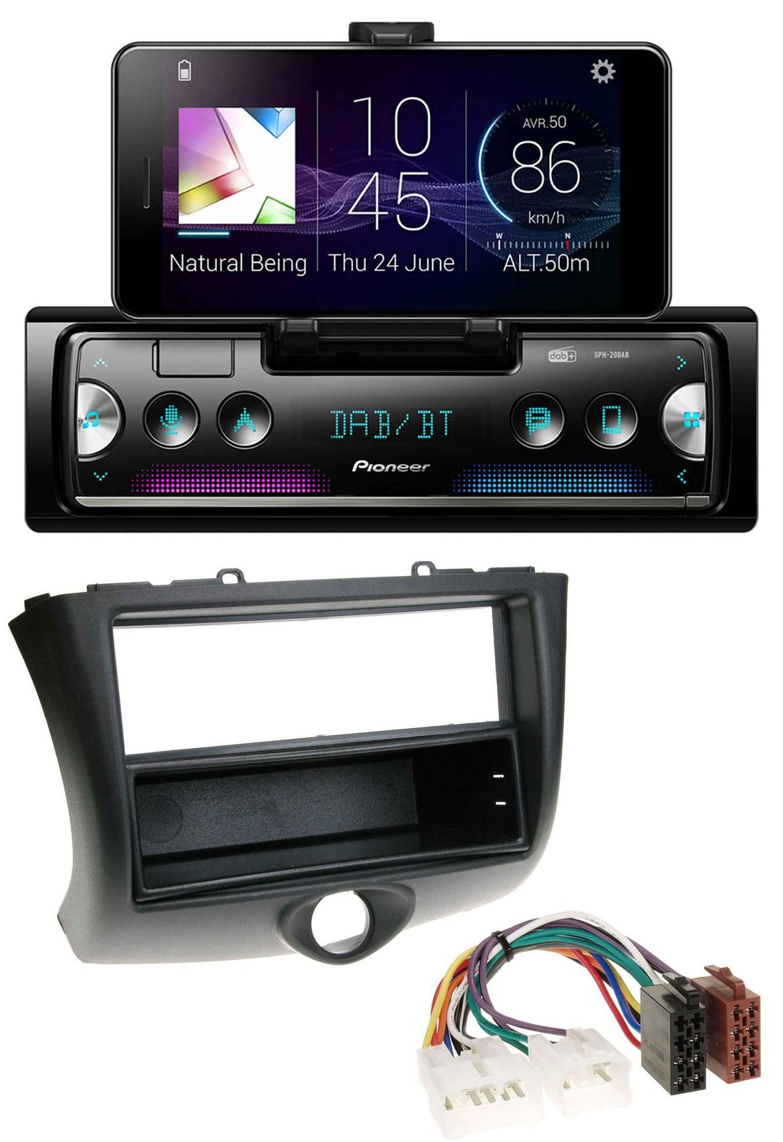 Pioneer USB MP3 Bluetooth DAB Car Stereo for Toyota Yaris (2003-2006)
