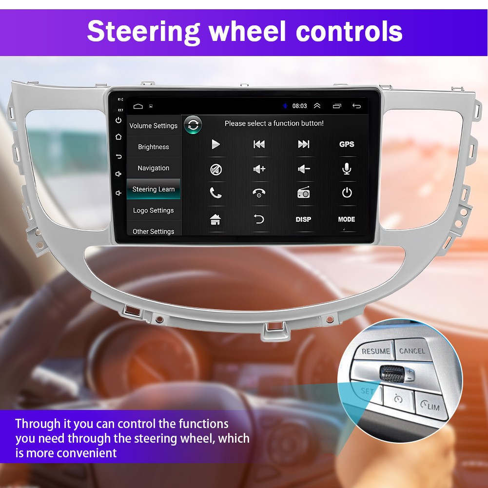 Android 13 Carplay Android Auto Head Unit 9inch For Hyundai Genesis Rohens 09-14