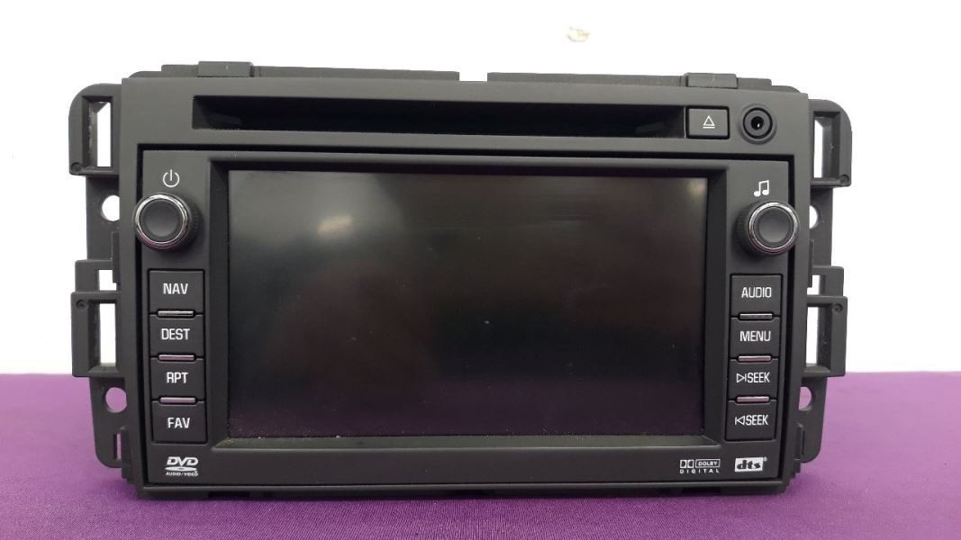 09 CHEVY SILVERADO 3500 RADIO AUDIO RECIVER HEAD UNIT DISPLAY 20807044