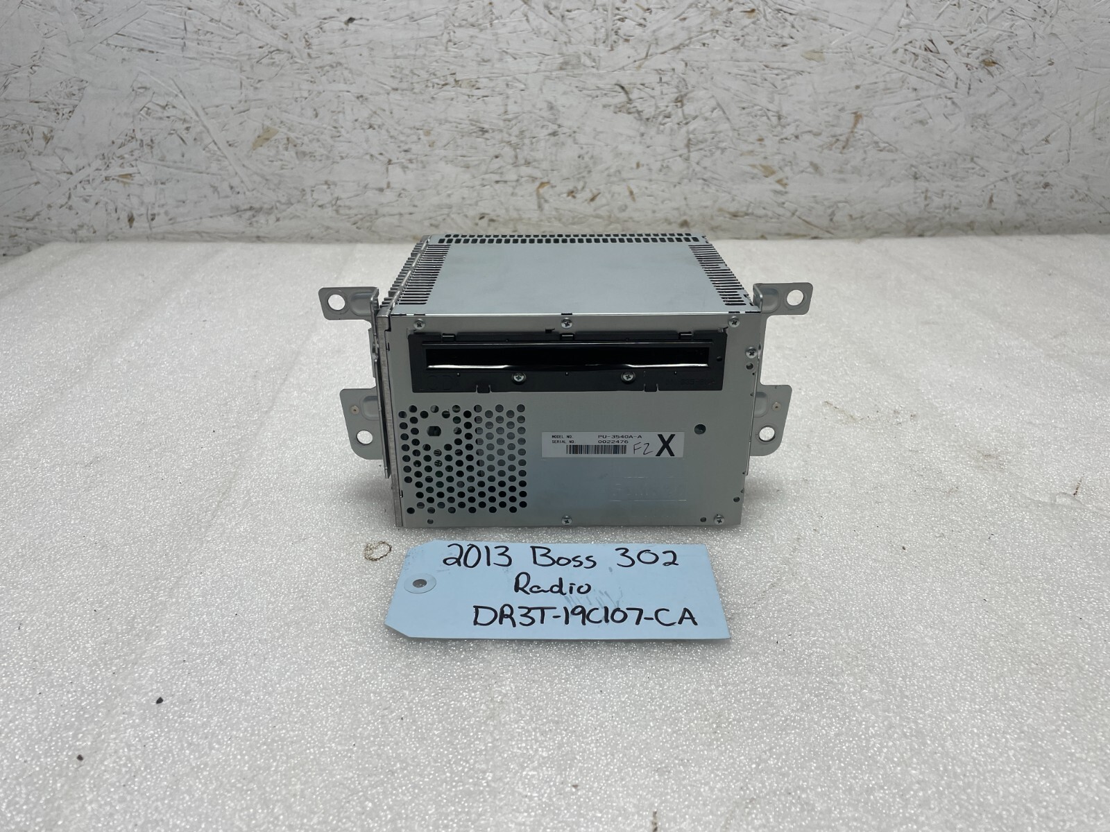 13 FORD MUSTANG 5.0 BOSS 302 OEM RADIO STEREO HEAD UNIT ONLY 2K! DR3T-19C107-CA