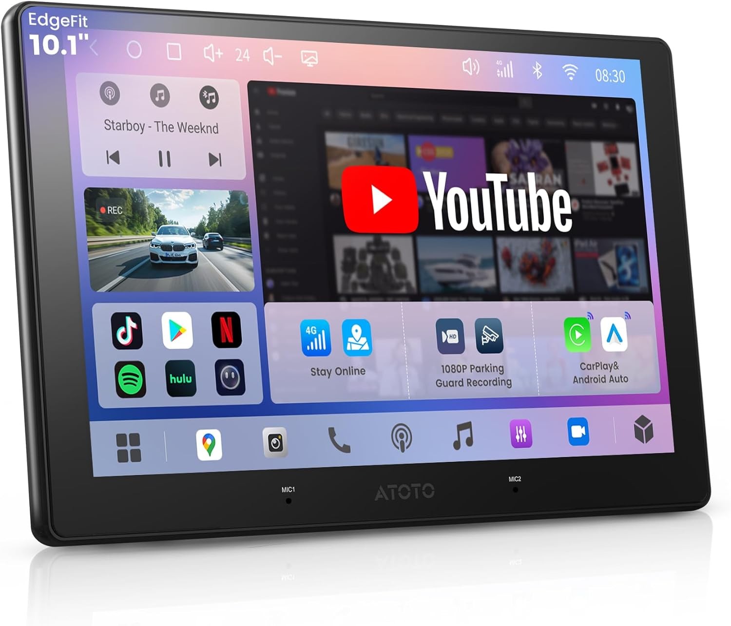 ATOTO S8 Gen4 10.1″ Android Car Stereo 4G+64G GPS Al assistant 4G LTE Geo Sense