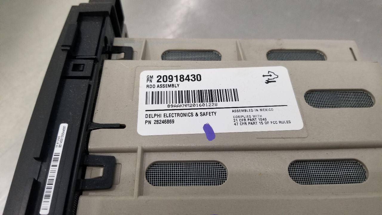 2010 GMC SIERRA 1500 SLE EXT CAB RADIO AUDIO DISPLAY RECEIVER OPT UUI