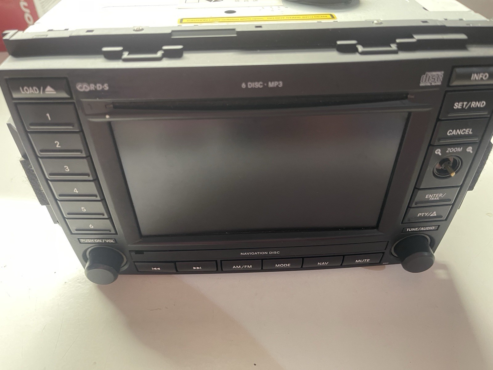 OEM Chrysler Dodge Jeep REC Navigation Radio 05064184AC 6 Disc CD DVD GPS