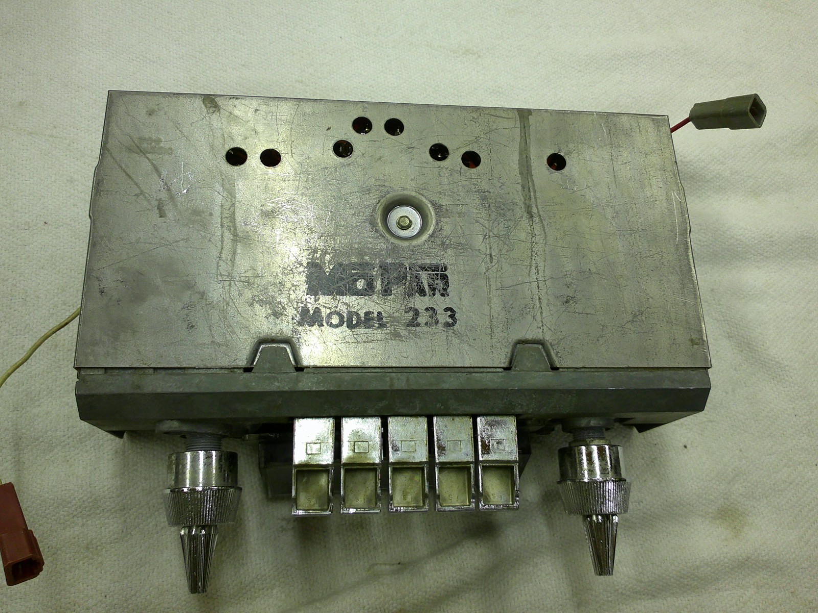 1966-1967 Dodge Charger OEM Mopar 233 Radio Stereo Head Unit AM WITH KNOBS