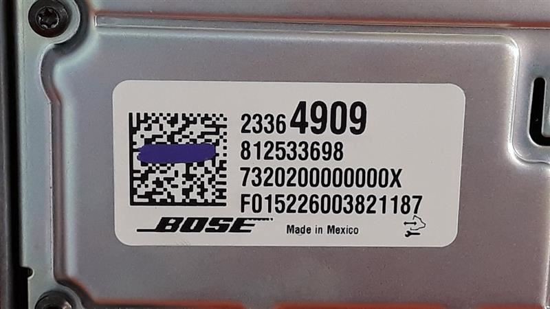 15 GMC SIERRA DENALI 1500 RADIO AUDIO AMPLIFIER AMP 23364909