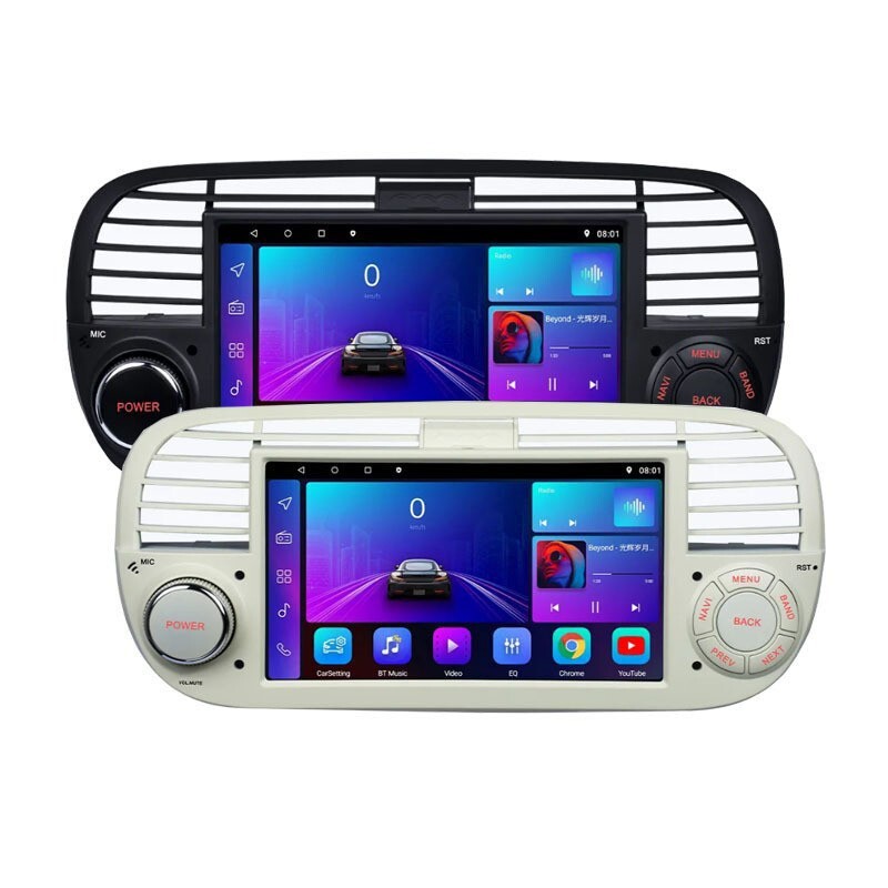 7″ Car Stereo Radio For Fiat 500 2007-2015 Android 13 GPS Navi Carplay WIFI