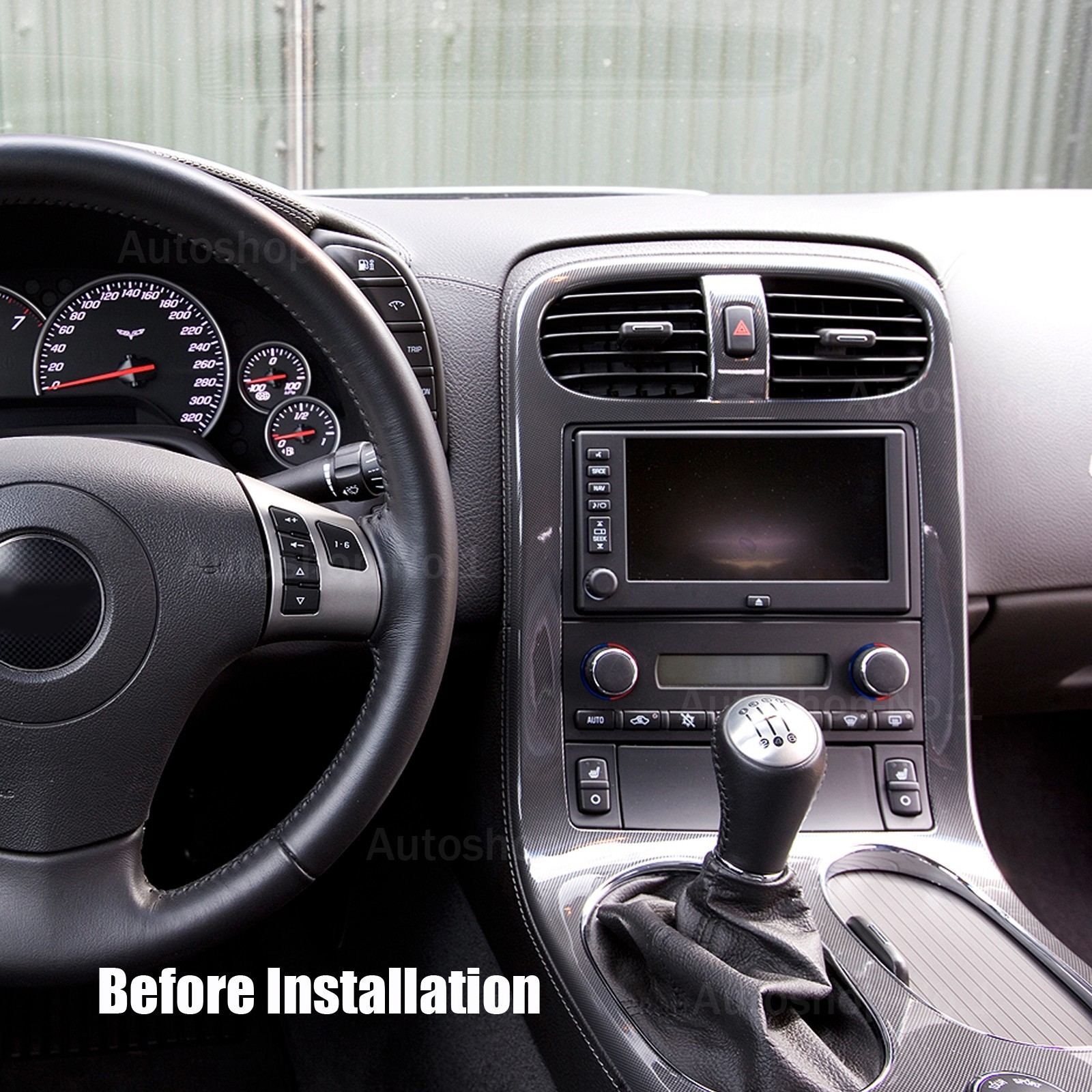 For Chevrolet Corvette 2005-2013 Car Radio Stereo GPS Navi BT Carplay Android 15