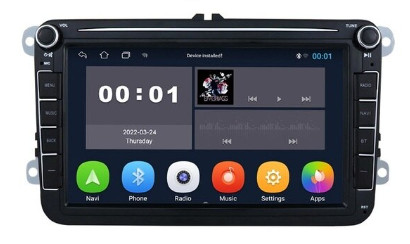 CAR TABLET ANDROID 11 FOR WOLKSWAGEN GOLF 6 2GB RAM – 32GB ROM CAR RADIO 8″