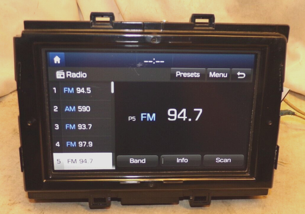 18 19 Hyundai Sonata Radio Cd 96160C2UA04X WEX52