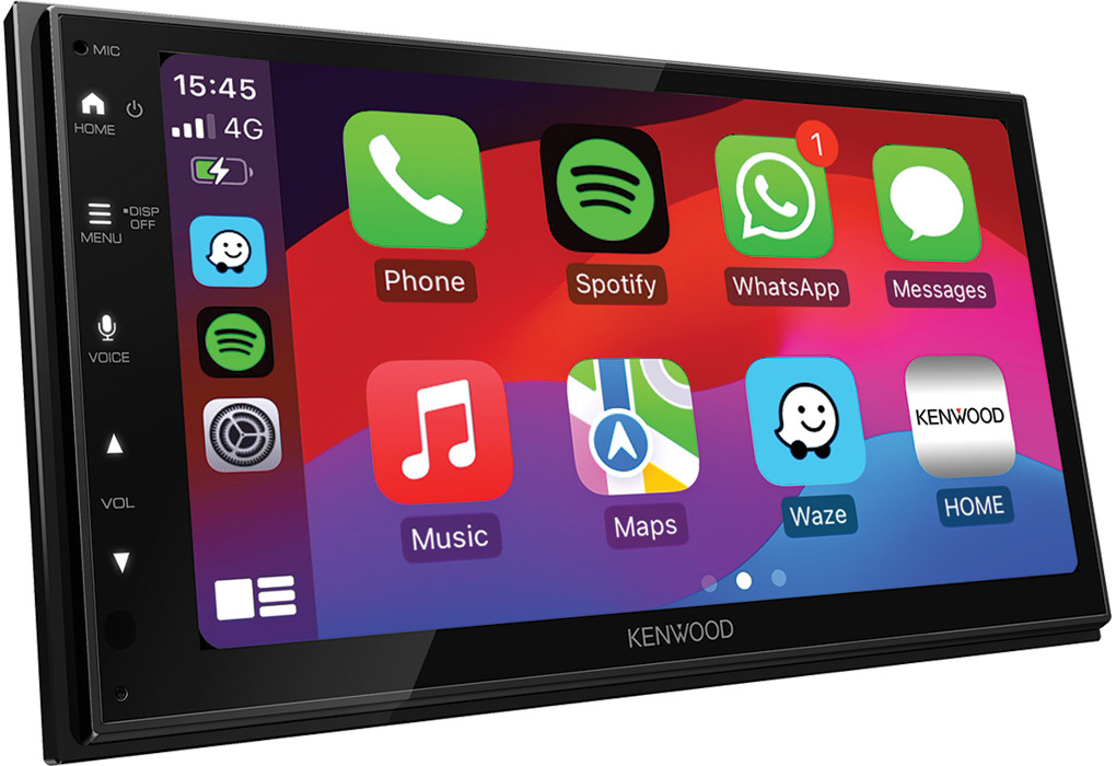 Kenwood DMX6523DABS 6.8″ WSVGA Touchscreen CarPlay Android Auto DAB+ Bluetooth