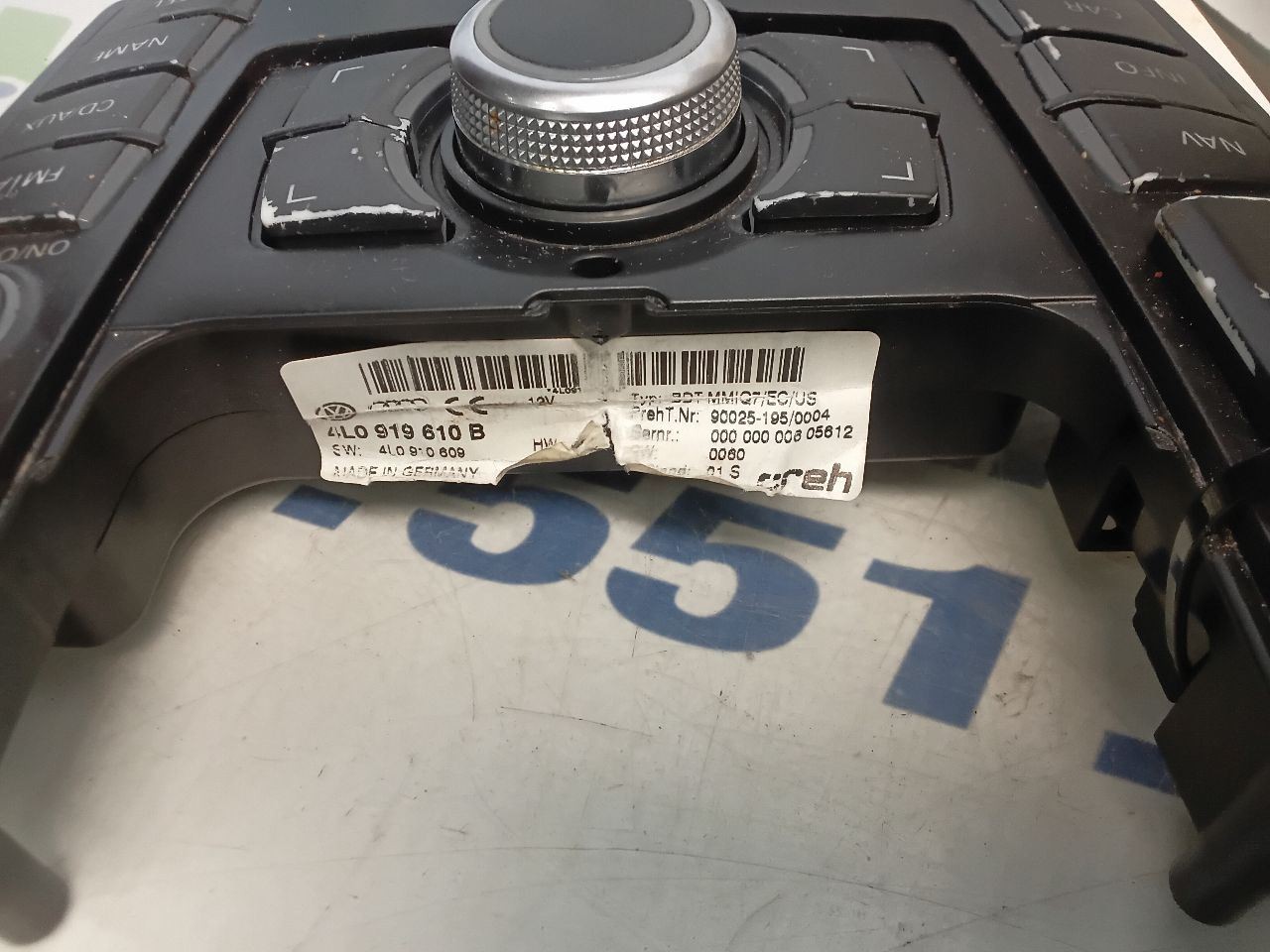 Audio Equipment Radio Control Panel Console Mounted Fits 07-11 AUDI Q7 9620285