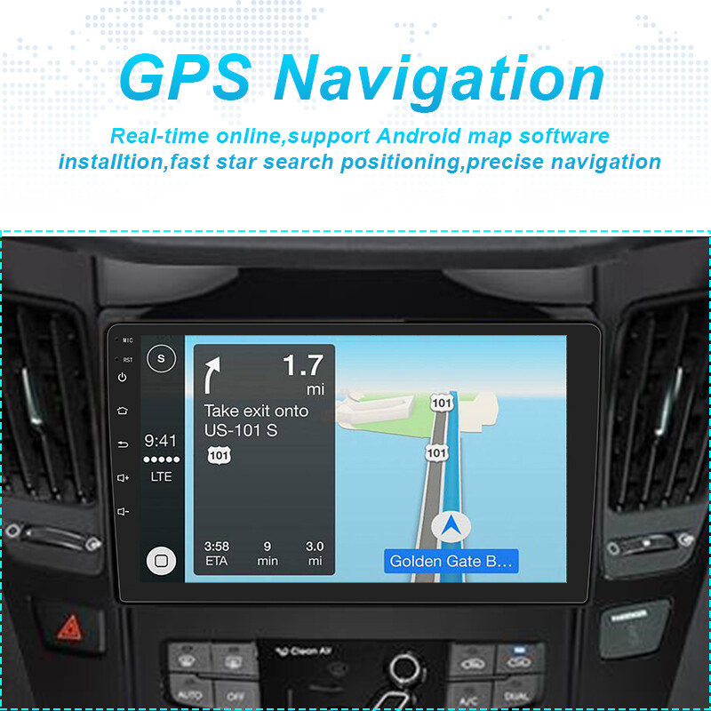 Car Stereo Radio Android 15 GPS Navi Wifi FM BT For 2011-2015 Hyundai Sonata 64G