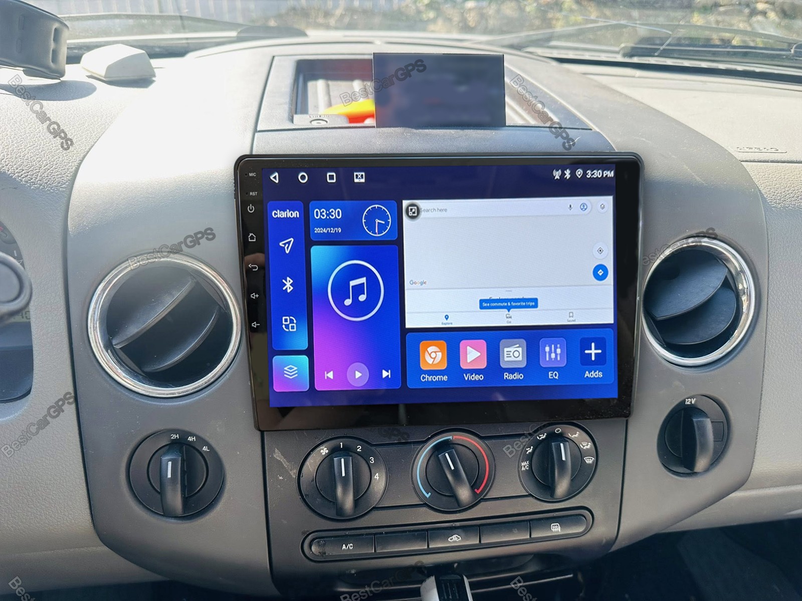 64G Android 15 Carplay 10″ For Ford F150 F-150 2004-2008 Stereo Radio GPS W/CAM