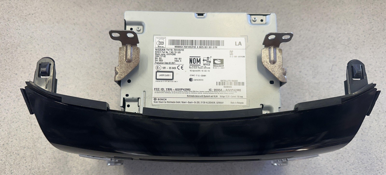 2021-2023 NISSAN MURANO AUDIO RADIO DISPLAY HEAD UNIT NONE NAVI OEM 2591A9UF0E