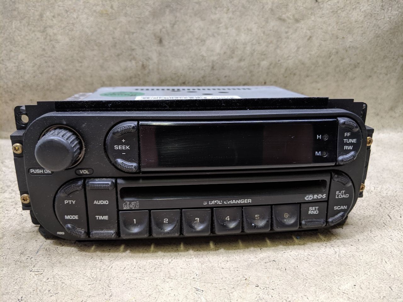 Stereo Radio AM FM CD 6 Disc 05091507AF Fits 05-06 08-10 DODGE VIPER b230-204273