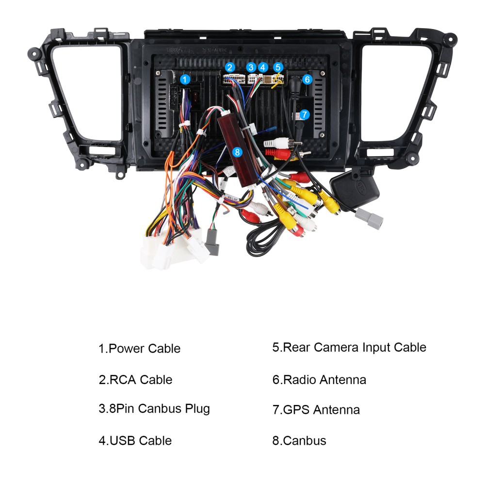 4+64GB Car Radio For Kia Carnival Sedona 2015-2020 Stereo Android 15 GPS Carplay