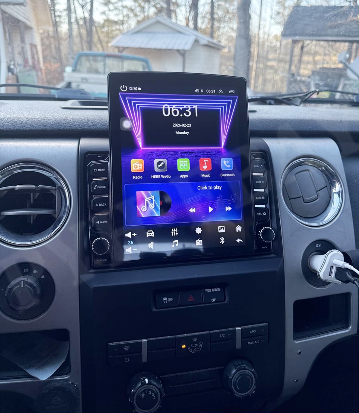 For Ford F150 2009-2014 Android 13 Apple CarPlay Stereo Radio GPS Navi WIFI 64GB