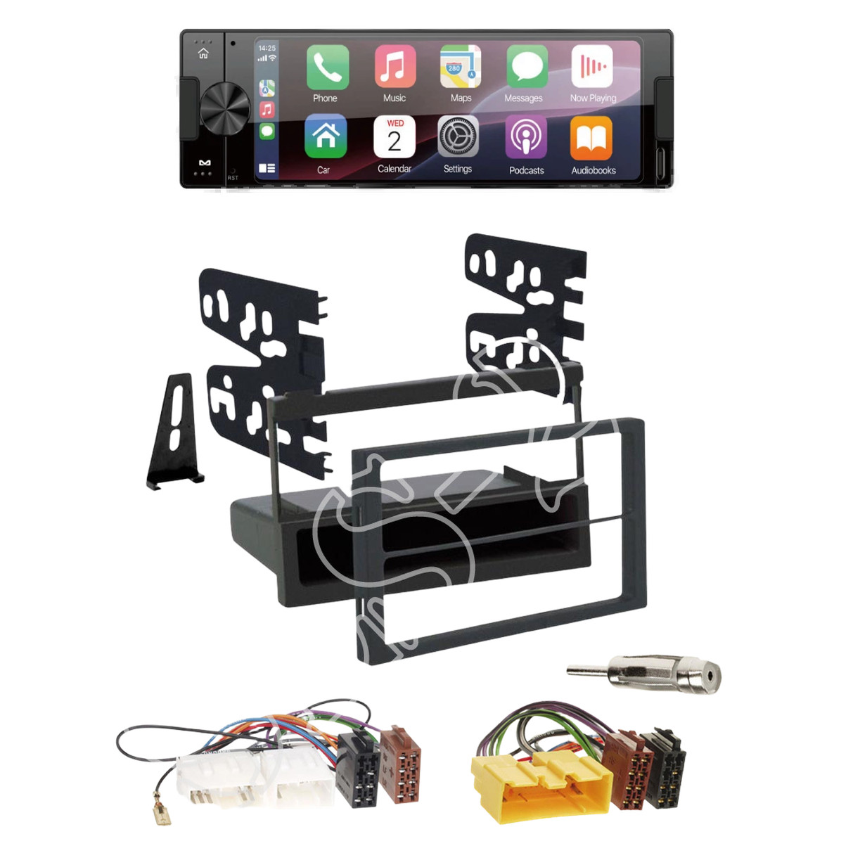 Ampire CPR60 radio DAB + with installation kit for Mazda 626 (GF)