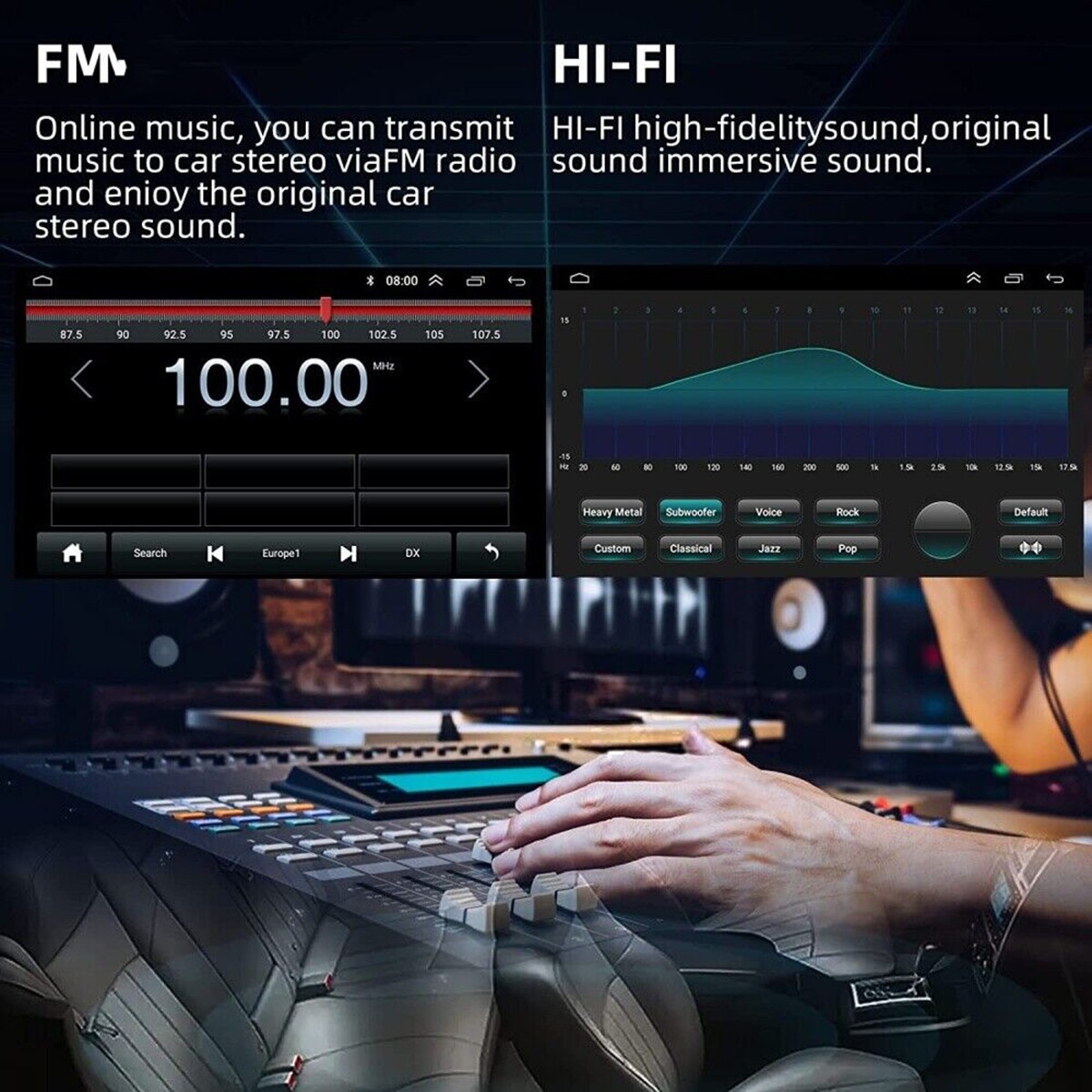 4+64G 9in Car Radio Stereo Carplay For 2017-2021 Honda CR-V Head Unit Carplay EQ