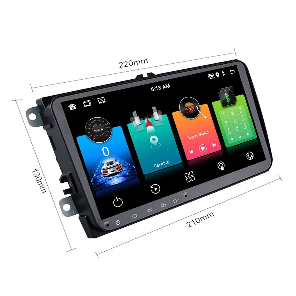 9″ Android 10. CarPlay Auto GPS Navigation Car Stereo Multimedia Player For VW