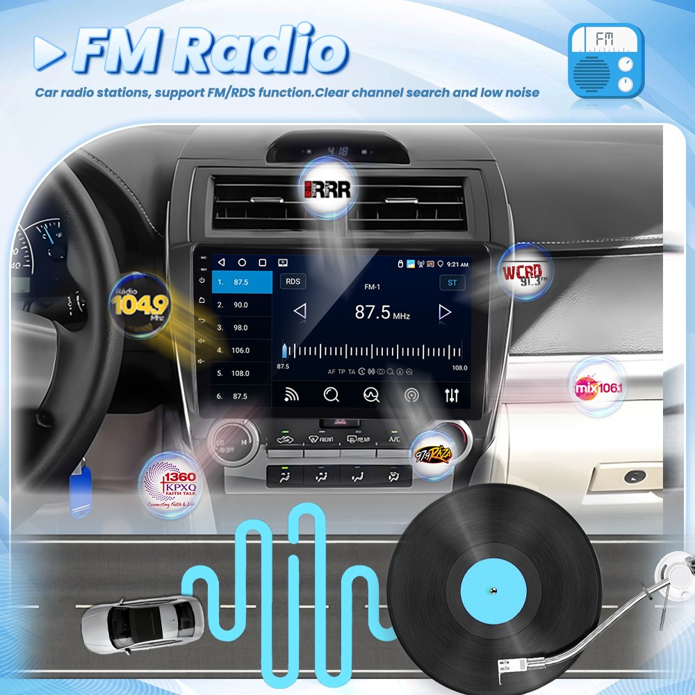 4G+64GB Carplay For 2012-2014 Toyota Camry Android 15 Car Stereo Radio GPS + Cam