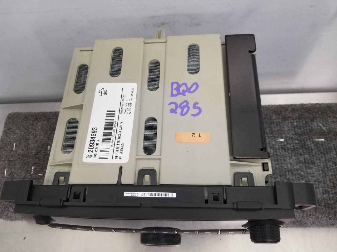 12 GMC SIERRA 1500 SLE 4X2 5.3L RADIO AUDIO 20934593 OEM
