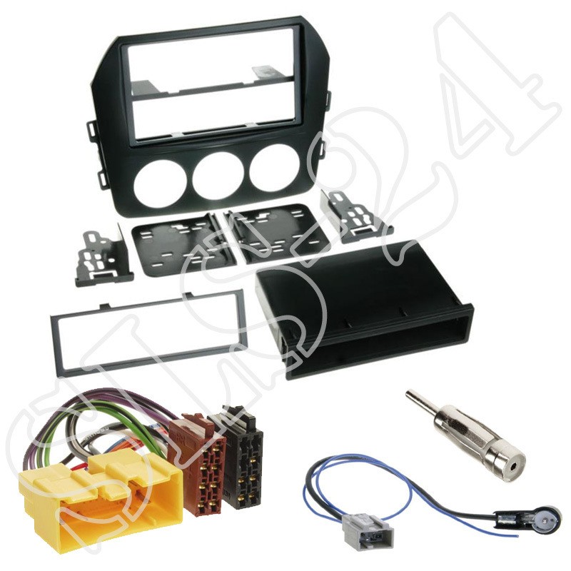 Ampire CPR60 radio DAB + with installation kit for Mazda MX-5 (NC facelift) from 11/2008