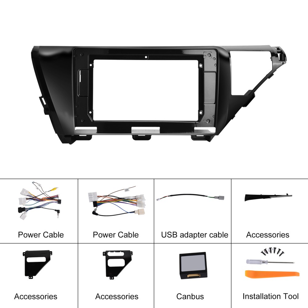 6+128GB Carplay For Toyota Camry 2018-2020 Android 15 Car Radio Stereo GPS +AHD