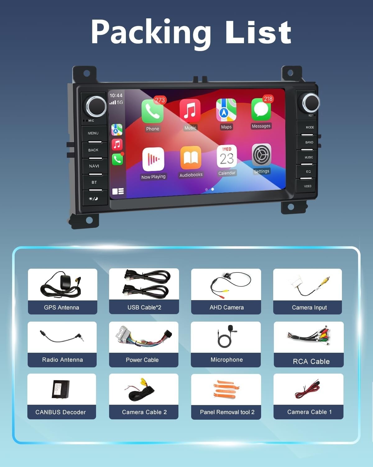 7” Car Stereo Jeep Grand Cherokee 2010–2013 Dodge Durango 2011–2013 CP Radio