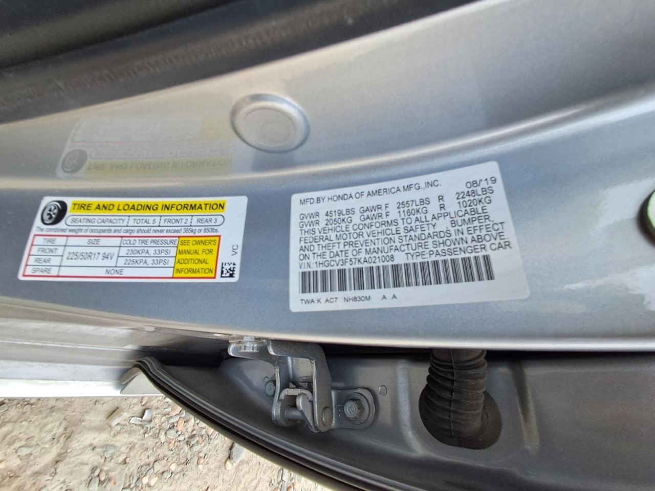 Audio Equipment Radio Receiver US Market EX-L Leather Fits 18-20 ACCORD 2926782
