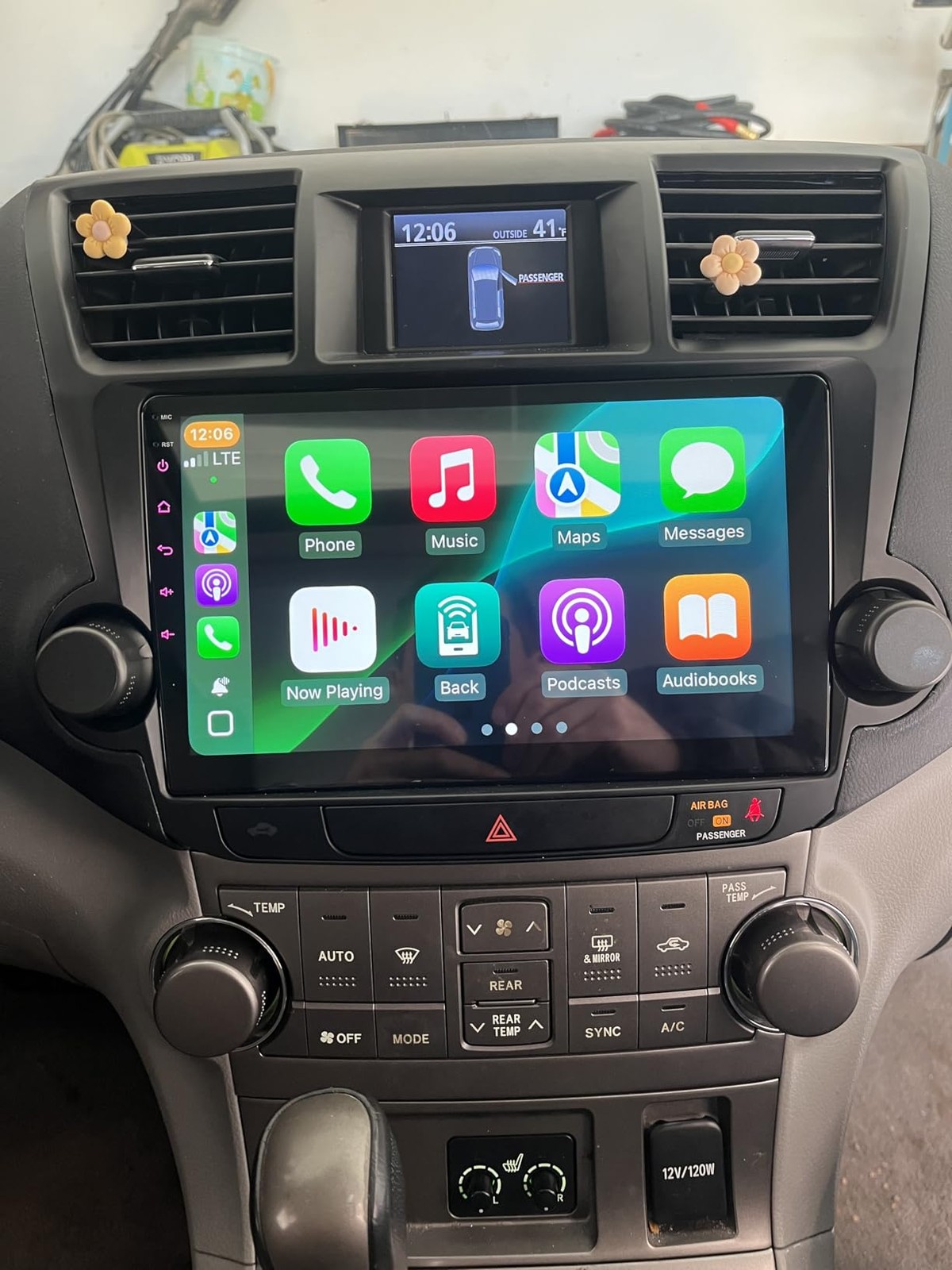 Car Radio Stereo Carplay For 2008-2012 Toyota Highlander CarPlay FM
