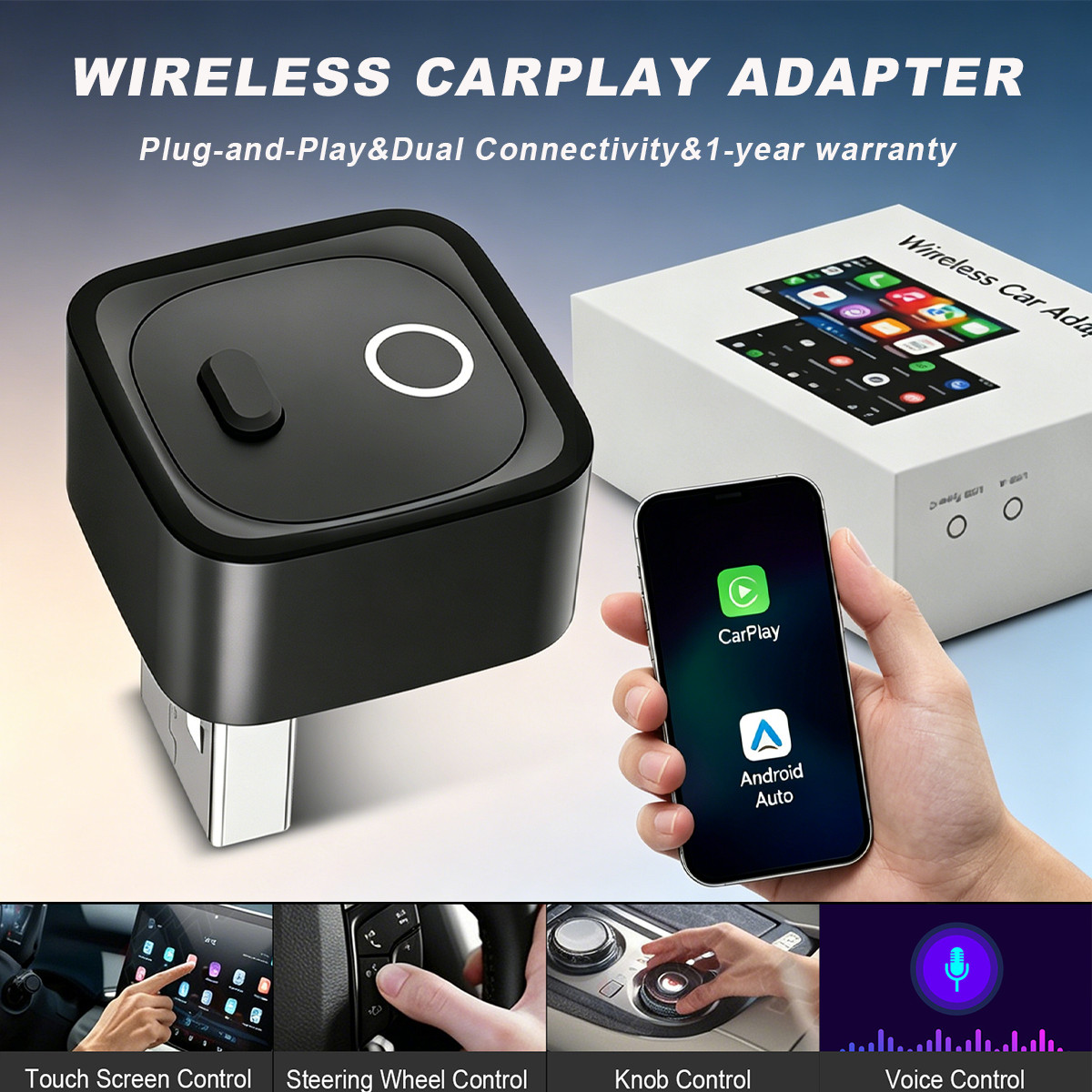 For Mercedes Benz NTG4.5 ML350 G63 E250 Wireless CarPlay Android Auto Interface