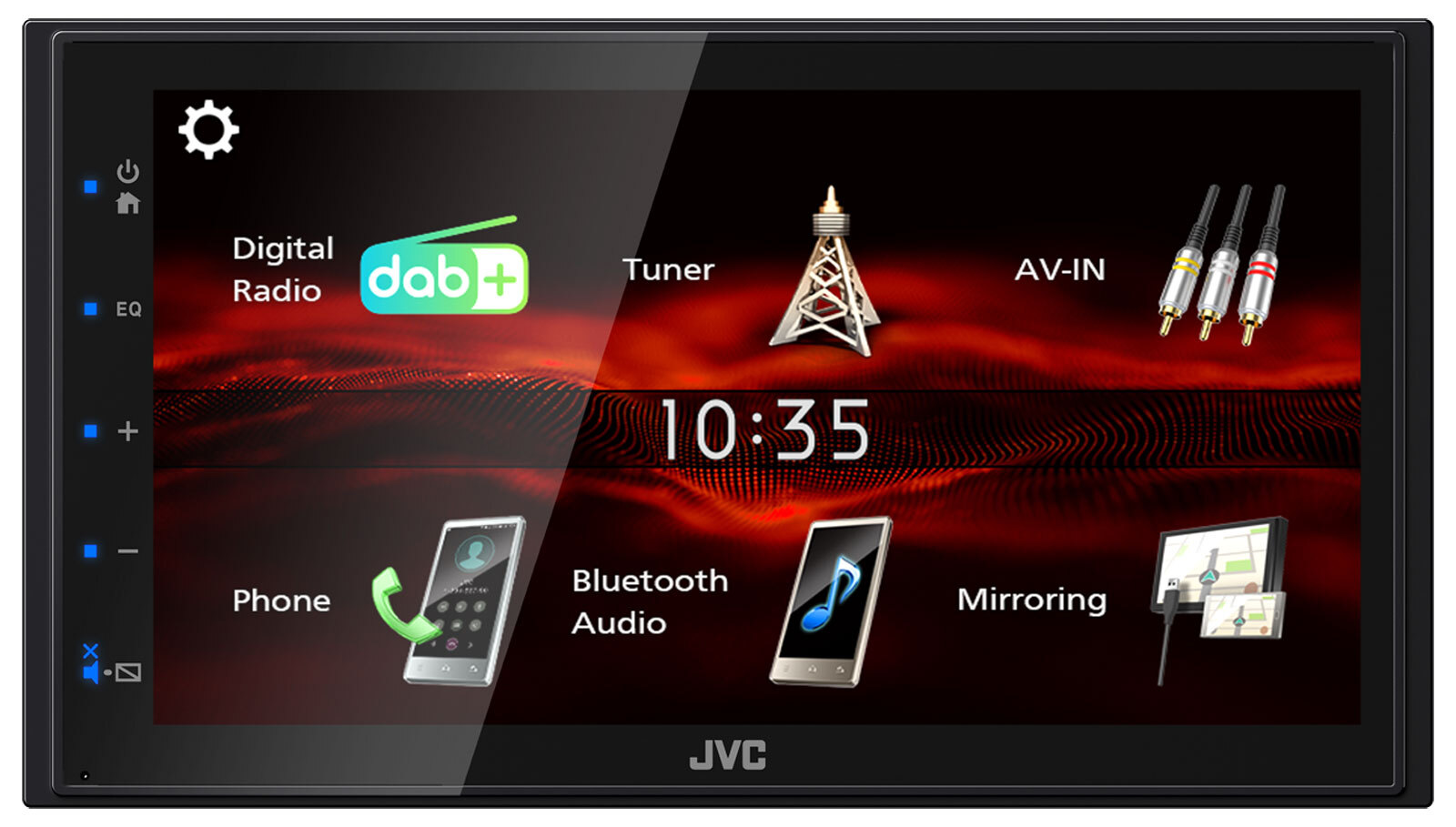 JVC KW-M180DBT Dual DIN MP3 Car Stereo Touchscreen DAB Bluetooth USB iPod