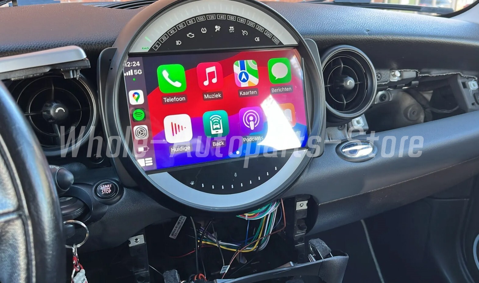 For 2007-2014 BMW Mini Cooper R56 R60 9″ Apple Carplay Radio Android 15 GPS AHD