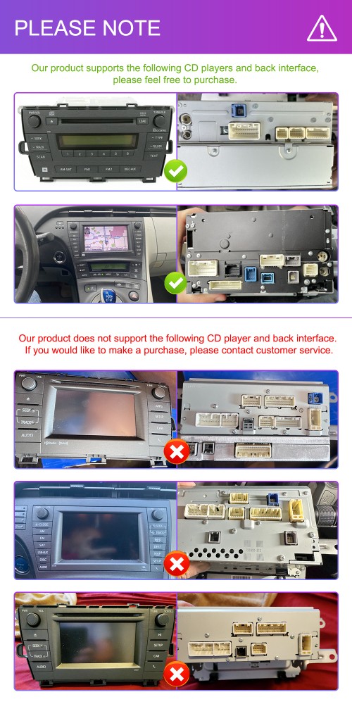 Apple Carplay For Toyota Prius 2010-2015 Car Stereo Radio JBL Android Navi GPS