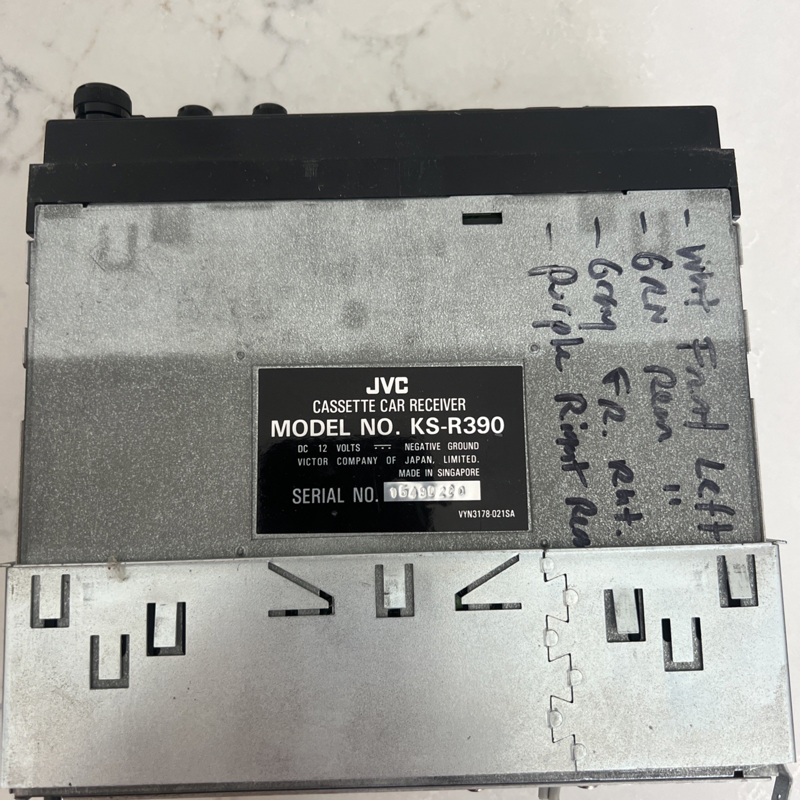 JVC KS-R130 AM/FM Radio Cassette Car Receiver Shaft Post Style Stereo Innsbruck