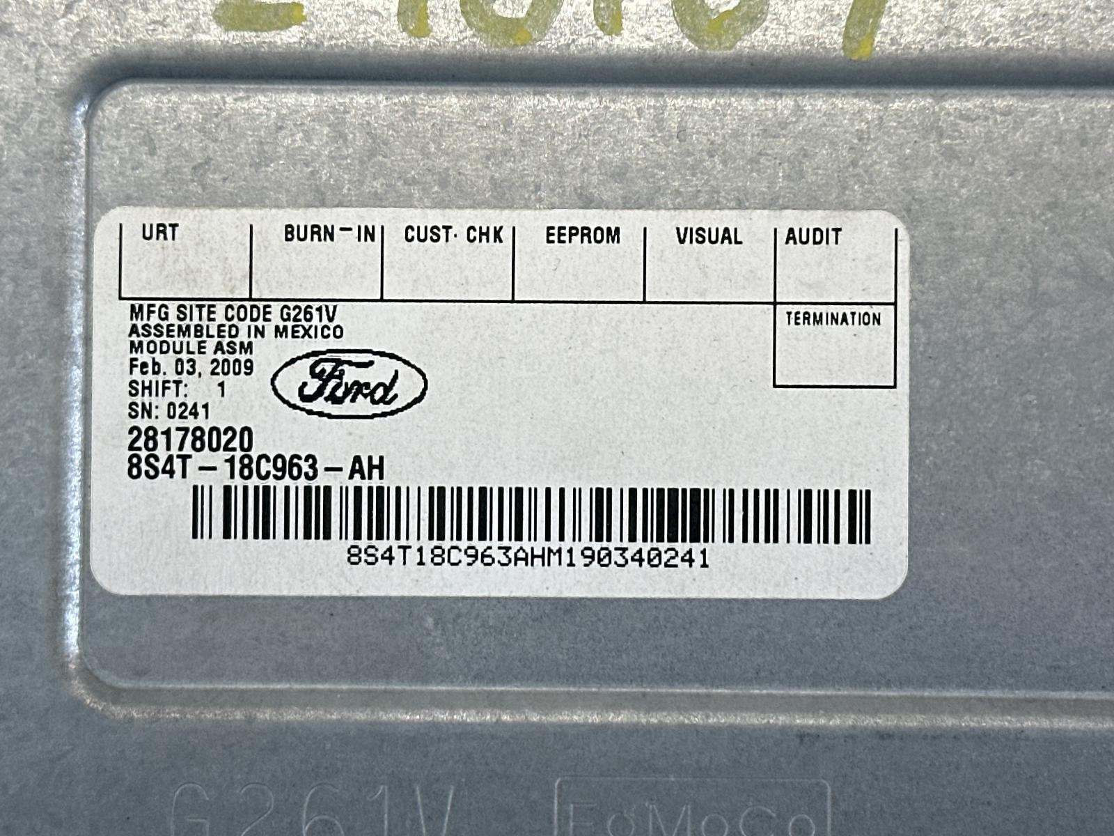 08-09 Ford Taurus Sirrus Module Only ***May Need Programming***