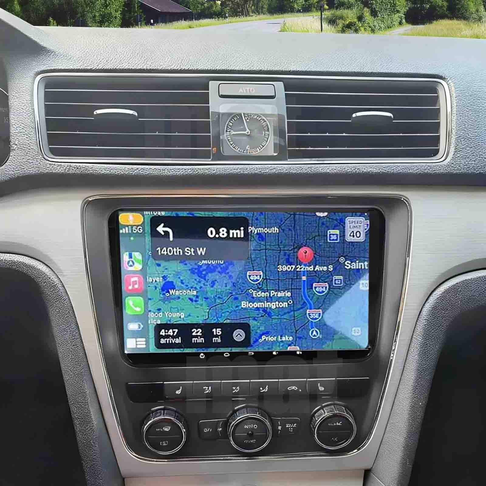 9in Car Stereo Radio For VW Rabbit 2006-2009 Android13 CarPlay GPS Navi FM/RDS