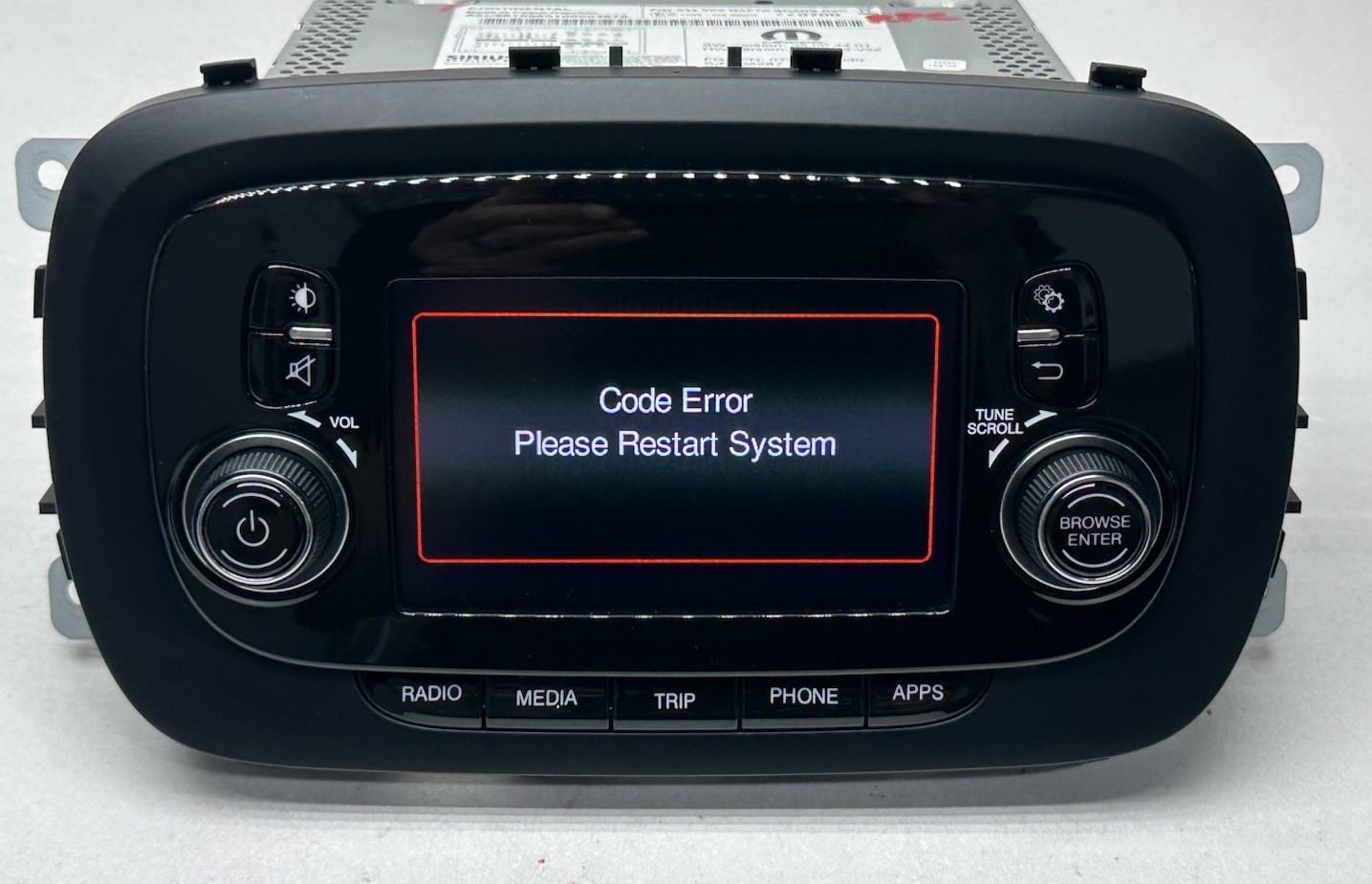 2015-2019 Fiat 500X Radio Audio FM/AM Display Receiver 5″ Screen VP2 Unit OEM