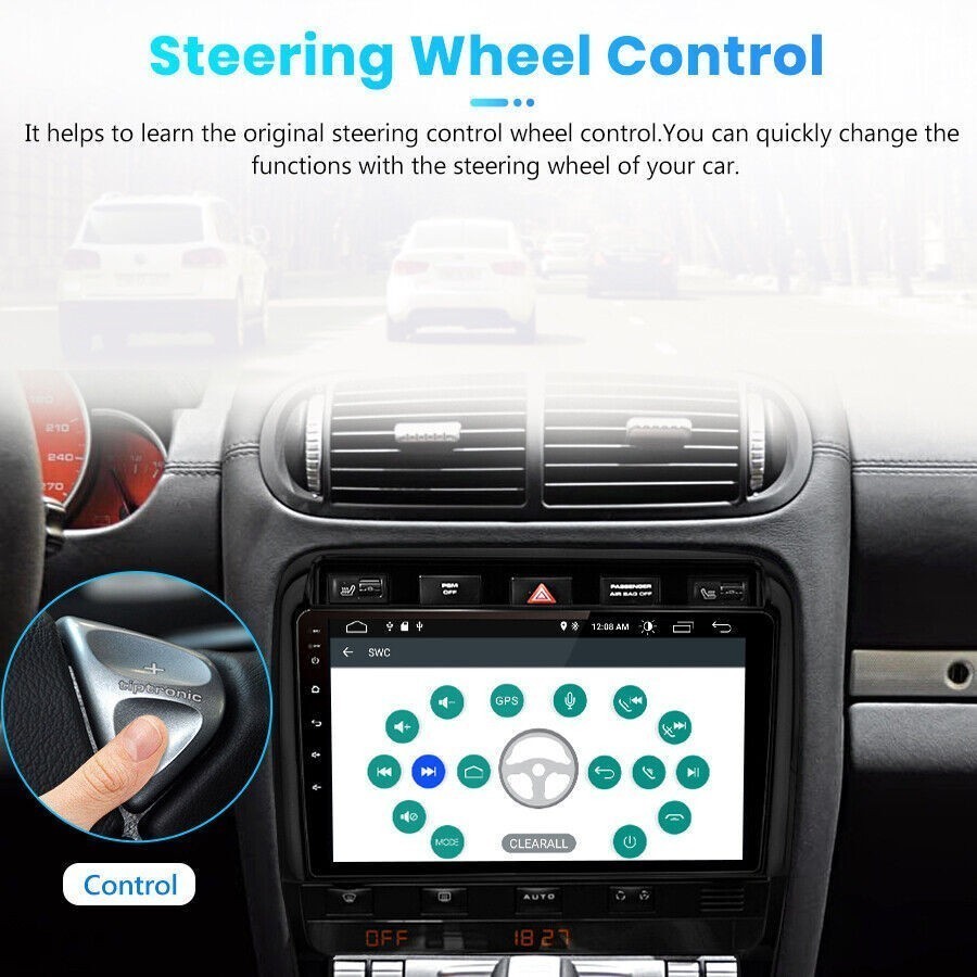 For Porsche Porsche Cayenne CarPlay Android 13 Car Radio Stereo FM RDS