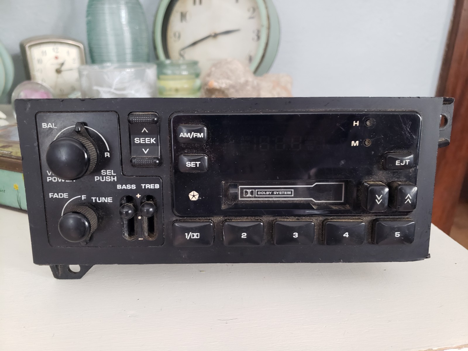 Vintage Chrysler Corporation, OEM, Cassette/radio. P4704305. not Tested