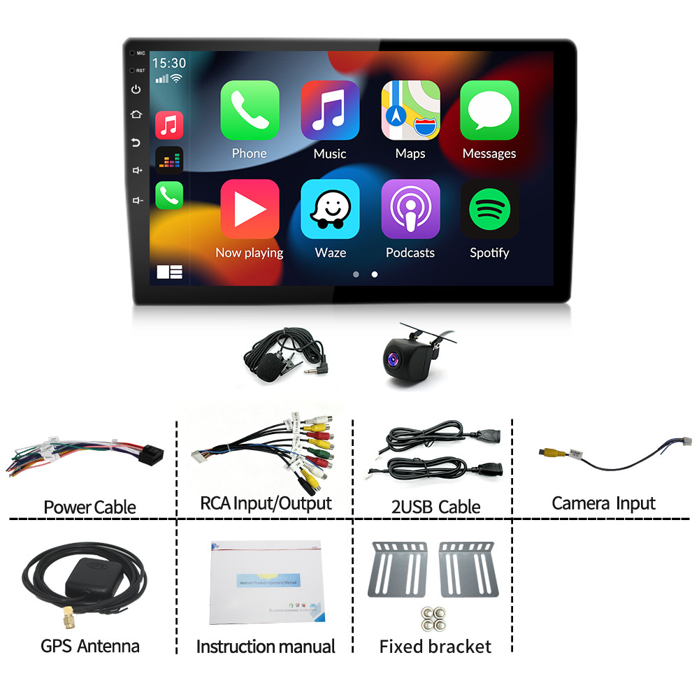 10″ For 2000-2006 Toyota Tundra Android 15 Carplay Car Stereo Radio GPS 4+64GB