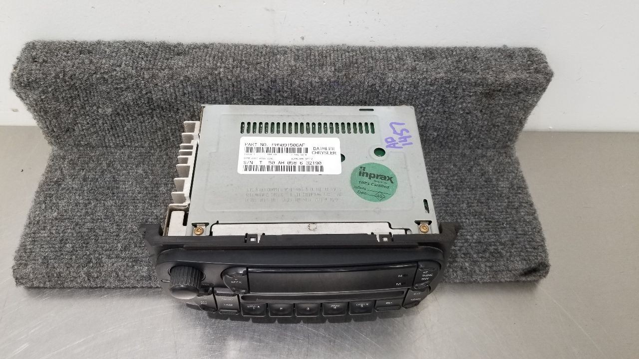 06 JEEP WRANGLER TJ RADIO AUDIO RECEIVER HEAD UNIT 05091506AF