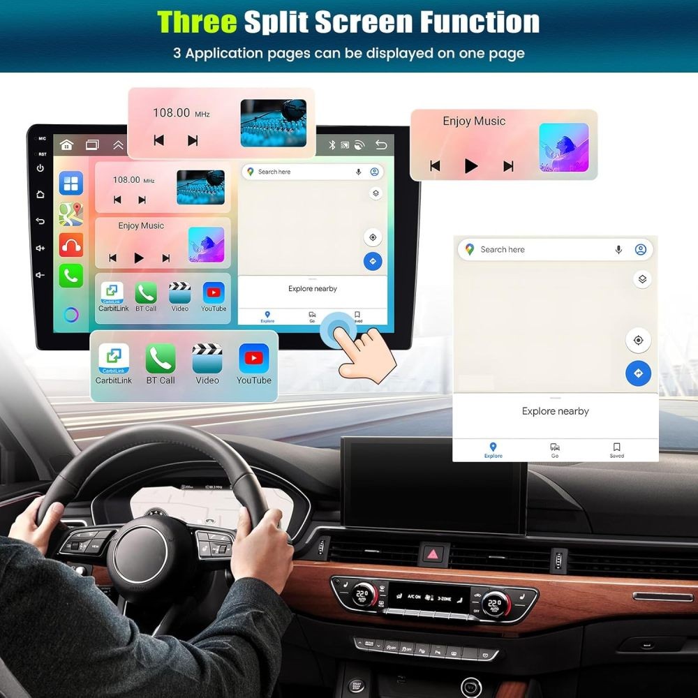 Apple Player For Mazda CX-9 2007-2015 Carplay Android 15 GPS BT Car Radio Stereo