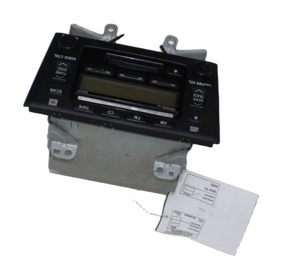 2000-2004 Toyota Avalon Radio CD And Cassette Premium OEM 1545921